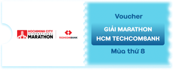 Voucher tham gia Giải Marathon Quốc Tế Thành Phố Hồ Chí Minh Techcombank - Mùa Thứ 8