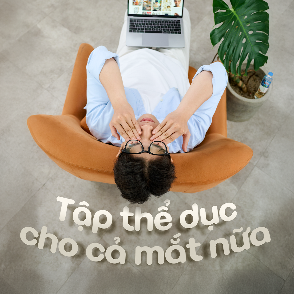 Tập thể dục cho cả mắt nữa