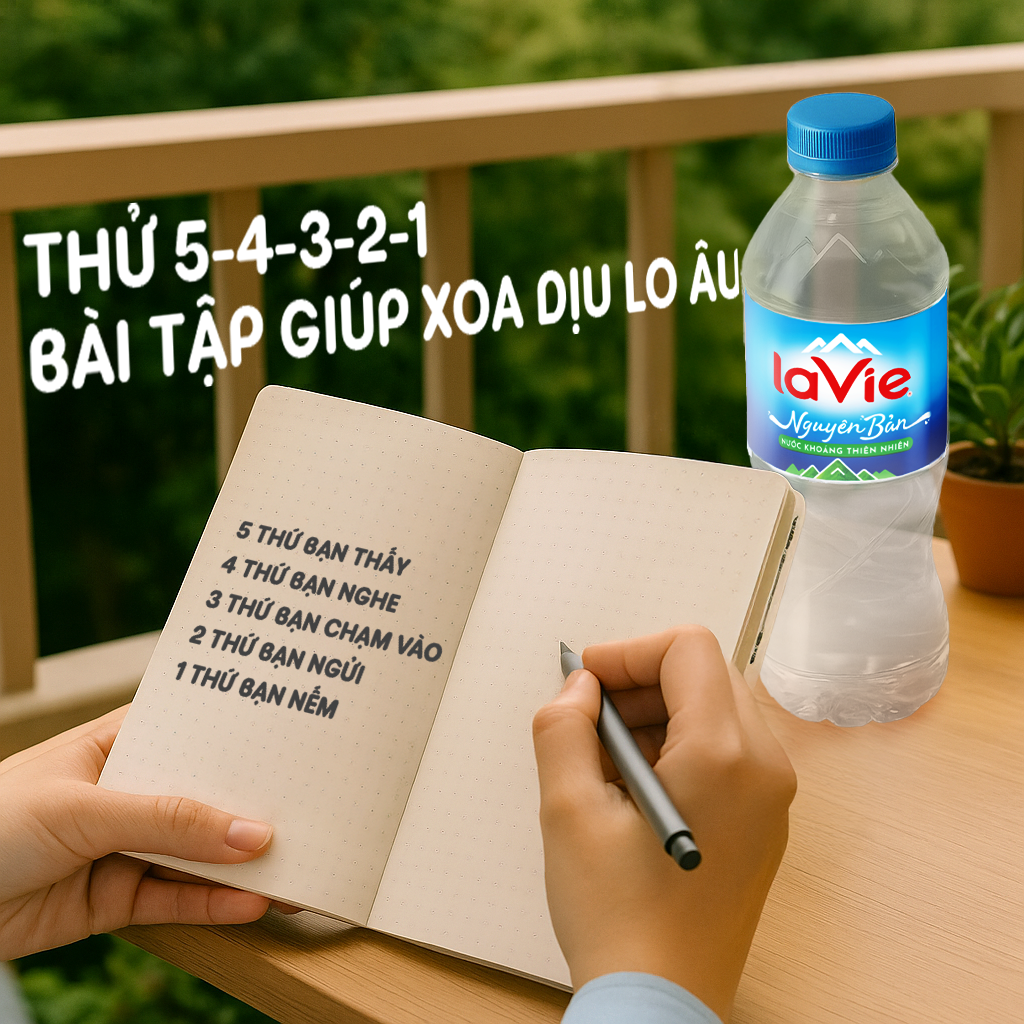 Thử 5-4-3-2-1 – bài tập giúp xoa dịu lo âu
