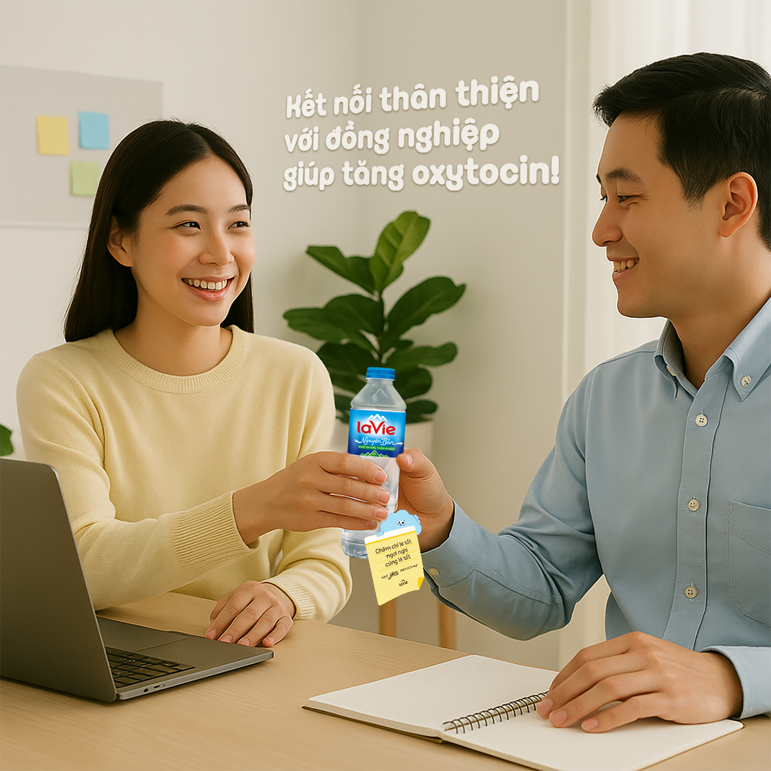 Kết nối thân thiện với đồng nghiệp giúp tăng oxytocin!