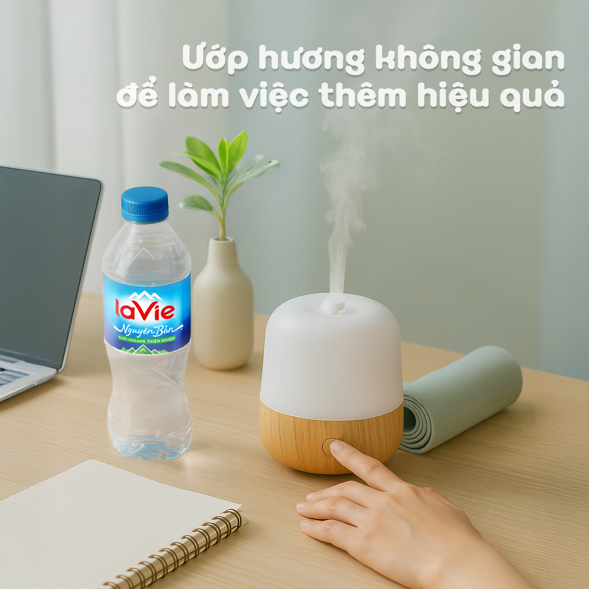 Ướp hương không gian để làm việc thêm hiệu quả