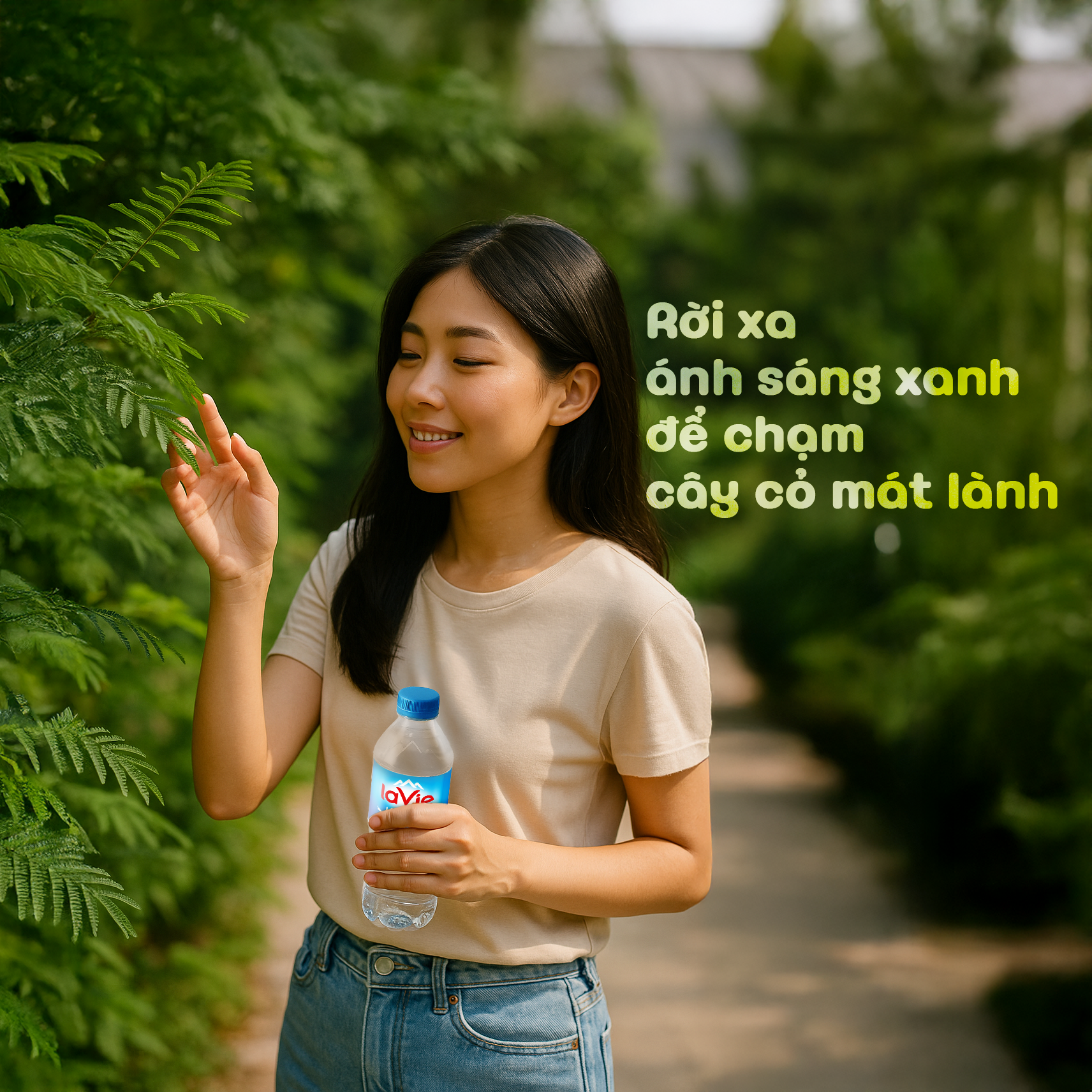 Rời xa ánh sáng xanh để chạm cây cỏ mát lành