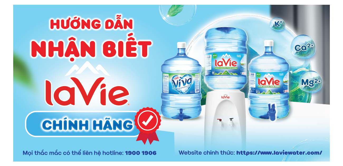Hướng dẫn nhận biết La Vie Bình Lớn chính hãng