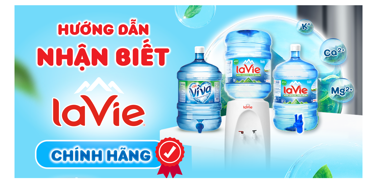 Hướng dẫn nhận biết La Vie Bình Lớn chính hãng