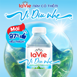 Thùng Lavie Vị Dịu Nhẹ 500ml (24 chai/thùng) khuyến mãi | La Vie