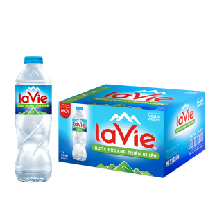 Nước khoáng thiên nhiên La Vie 500ml (24 chai/thùng)