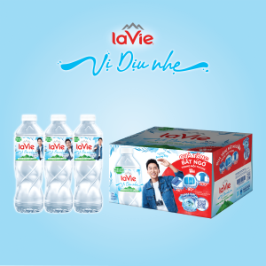 LA VIE LIGHT NATURAL MINERAL WATER 500ml (24 bottles/case) - Promotion