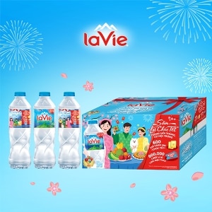 Nước khoáng thiên nhiên LaVie 500ml (24 chai/thùng) - Khuyến Mãi miền Bắc