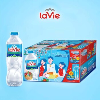 Nước khoáng thiên nhiên LaVie 500ml (24 chai/thùng) - Khuyến Mãi miền Bắc