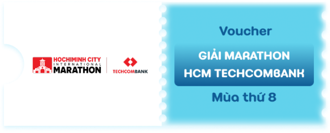 Voucher Giải Marathon Quốc tế TP.HCM Techcombank Mùa thứ 8
