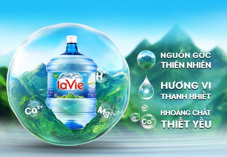 nước khoáng thiên nhiên La Vie