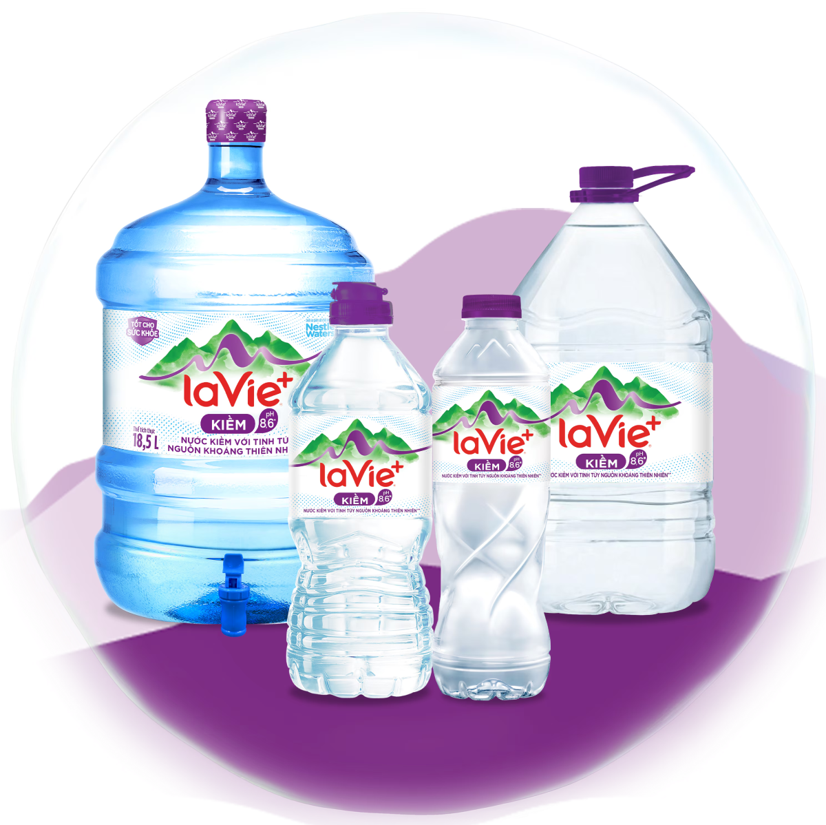 chai nước khoáng lavie