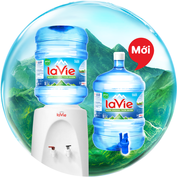 Bình nước lavie 20l