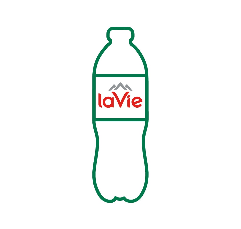 chai nước khoáng lavie