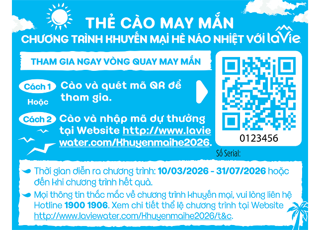 Hướng dẫn lấy mã tại sticker trong thùng